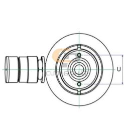 bộ kích thủy lực lùn