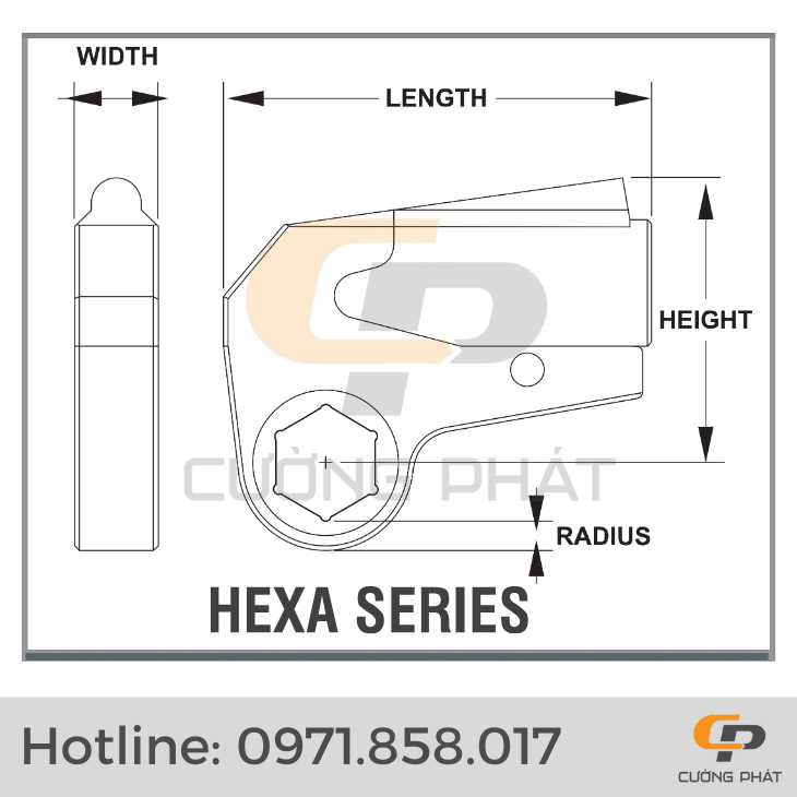 Bộ cờ lê thủy lực Powertorc PX-16