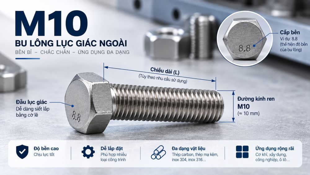 bu lông M10
