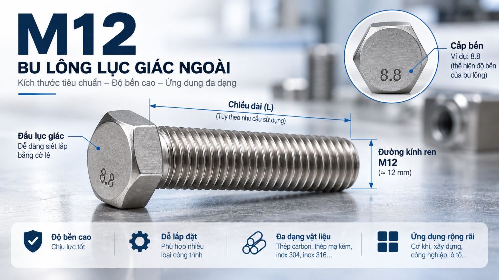 Bulông M12