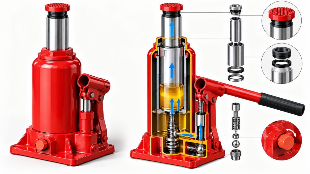 Kích hoặc Xi lanh thủy lực