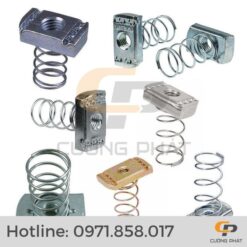 đai ốc rãnh thanh chống mạ kẽm