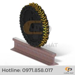 dao phay ray động Ø600 mm