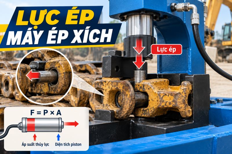 Lực ép máy ép xích